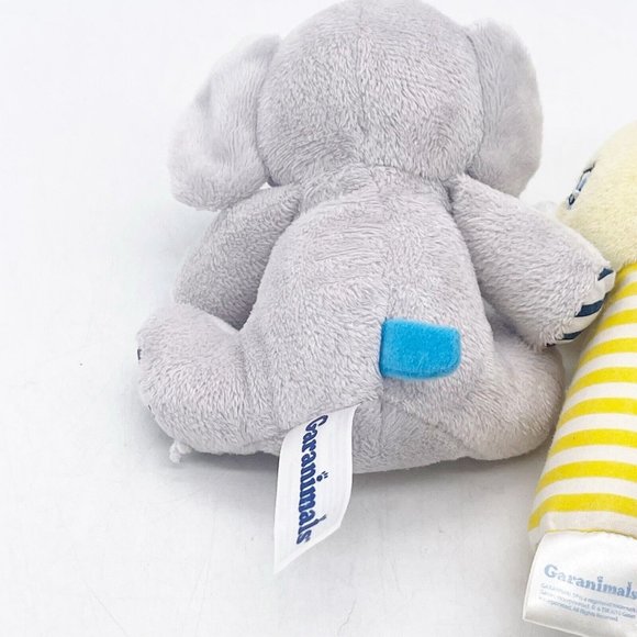 Garanimals Infant Plush Elephant And Giraffe Rattle Grabbers JungleTheme Lot 2 - Picture 7 of 9